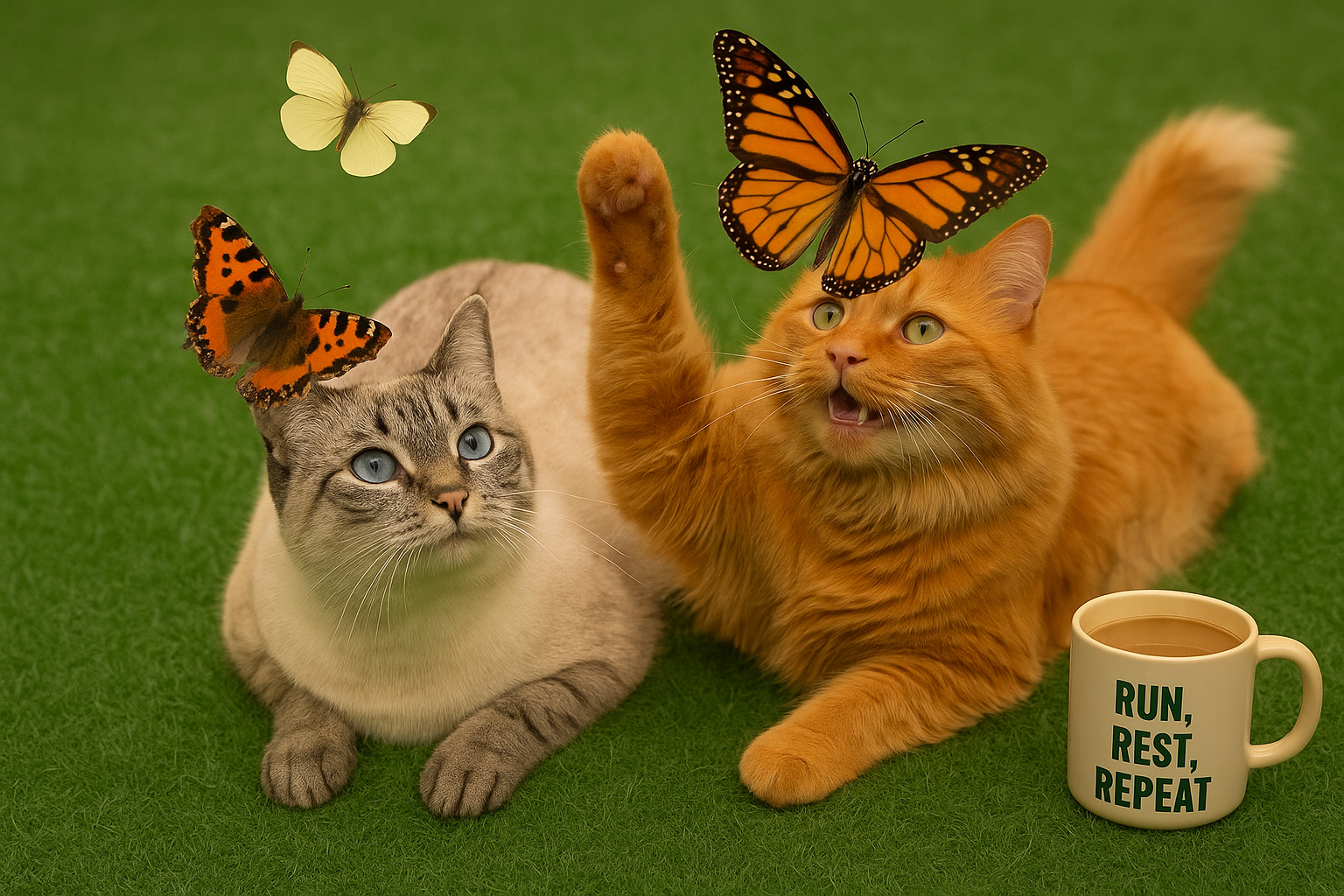 🐾 Run, Rest, Repeat: A Hexacats Guide to Mental Health (and Zoomies)